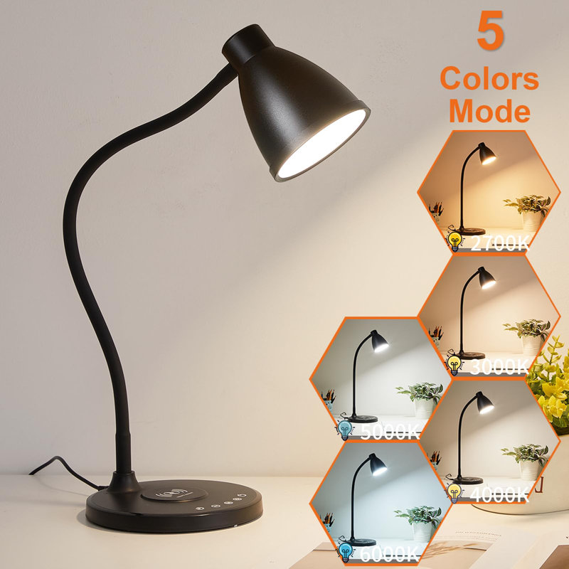Lampe de bureau Ileana, Noir