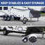 Cric à ciseaux stabilisateur robuste pour véhicule récréatif - paquet simple, 30 pouces, capacité de 5000 lb, base large et stable, facile à soulever pour le nivellement et le soutien, convient aux véhicules récréatifs, aux remorques et aux caravanes de voyage