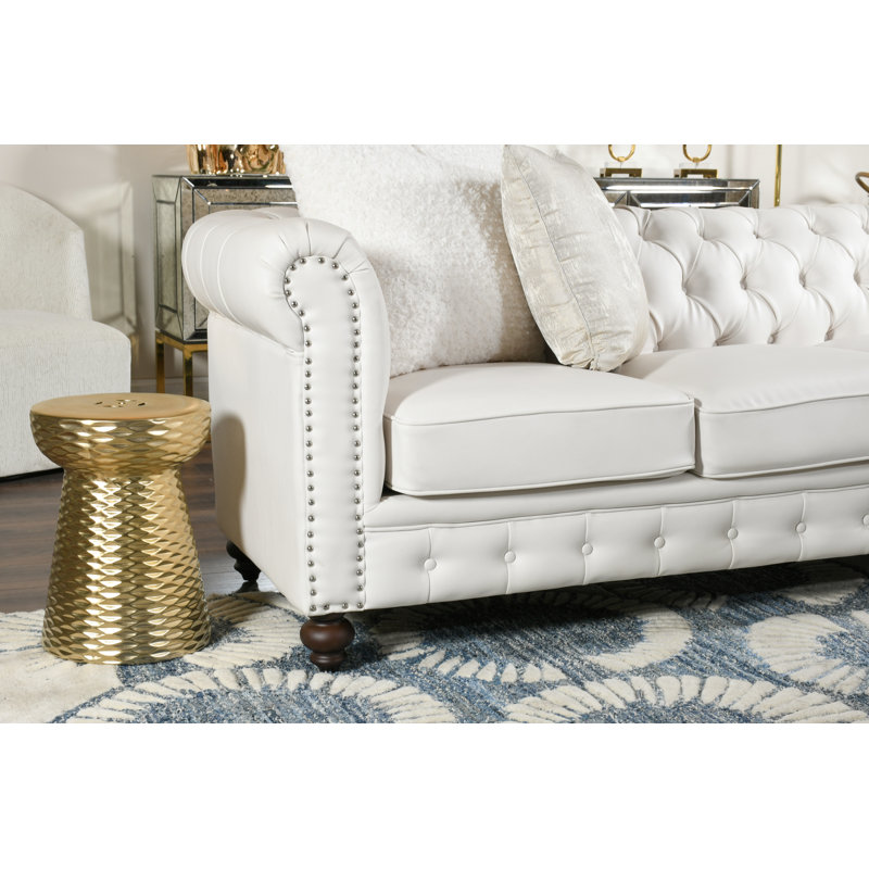 Canapé modulaire Calebjames, Blanc