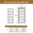 80" Primed 5-Lite Frosted Glass Solid Wood Slab Door Without Frame and Hardware Kit-109739707