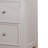 Pine Wood Nightstand With 2 Drawers, White
