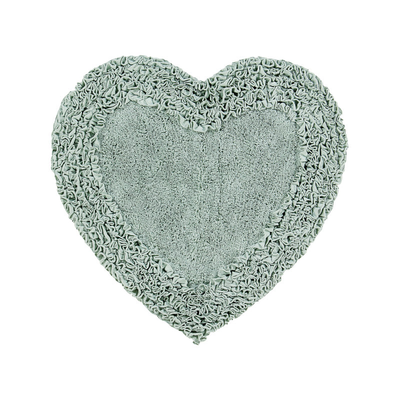 Tapis pour salle de bain 100% coton Zetilla, Sauge