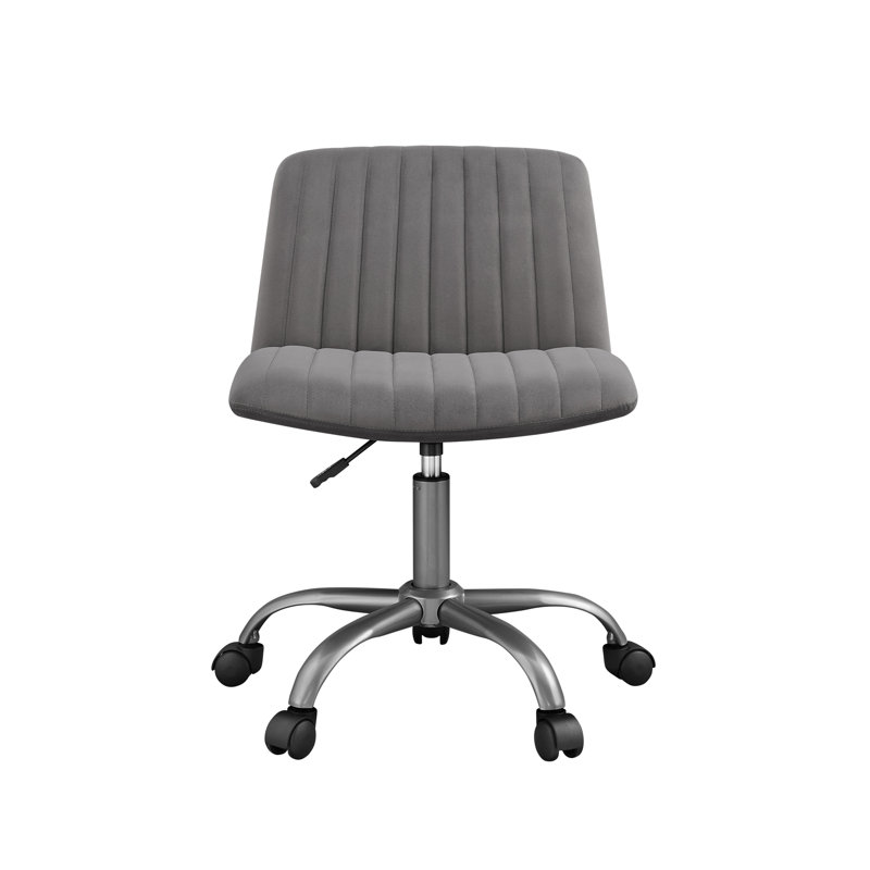 Morency Swivel Office Chair, Gray