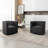 Occie Velvet Swivel Barrel Chair-164223574