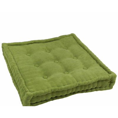 Buttons Microsuede Reversible Throw Pillow