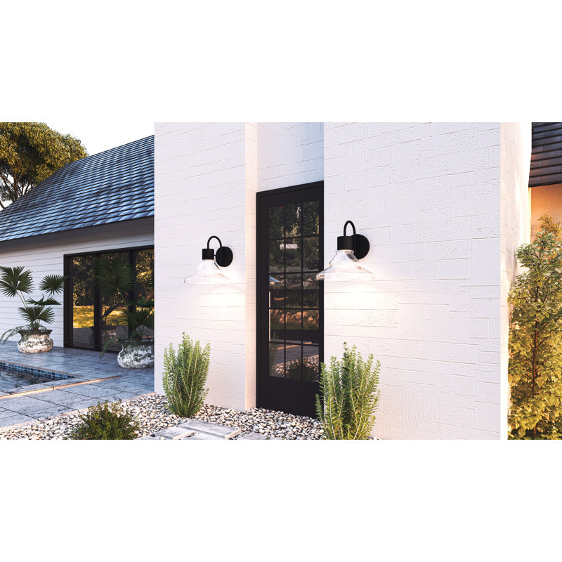 Jereld Aluminum LED Wall Light, 13.75" H x 13.75" W x 14" D, 11 W