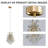 1 - Light Modern Luxury Crystal Pendant Light Dimmable Chandelier