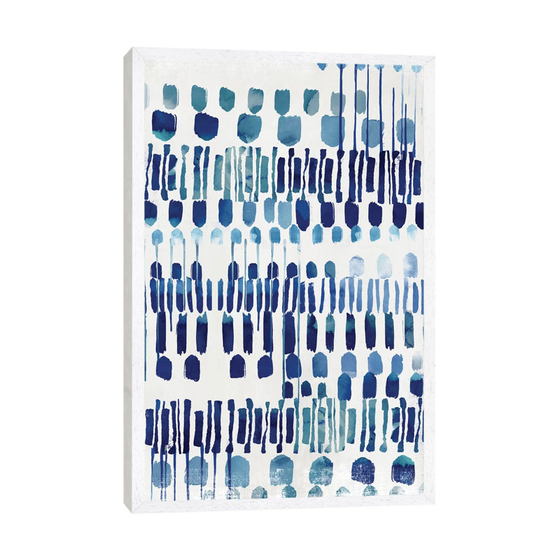 Continuosly I by Eva Watts - Painting on Canvas, White Framed, 66.04cm H x 45.72cm W x 3.81cm D