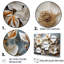 Reproduction d'art sur toile dorée blanche-2004569040-2004569043