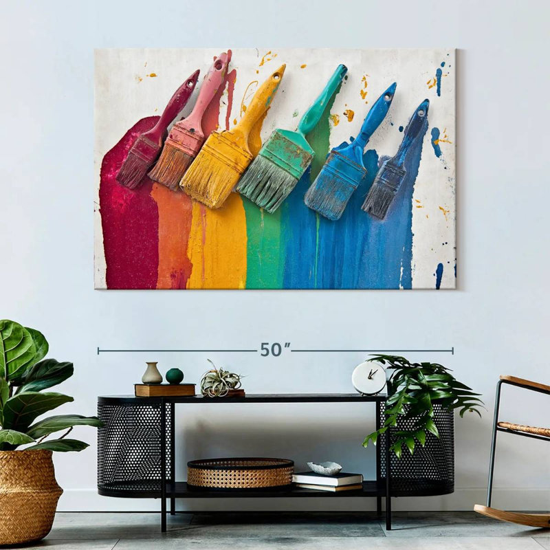 Pinceau Senne Rainbow, H 34 po x l 51 po