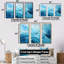 Oceanic Rhapsody I - Impressionnisme abstrait sur toile-107738040-107738039