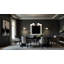 Lustre noir mat 6 lumières Justina-123223123