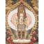 Amoghapasha Lokeshvara (Thangka sans brocart) | Or pur 24 carats avec peinture acrylique