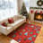 Runner Rug, Washable Rug for Home Decor, Indoor Non Slip Carpet, Soft Low Pile Christmas Rugs with Xmas Tree Motif for Kitchen, Entryway, Living Room, Bedroom-2107066119