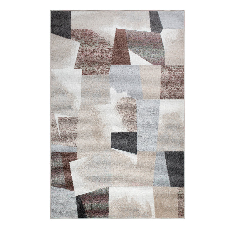Cambon Patchwork Area Rug, Rectangle 60 x 110cm