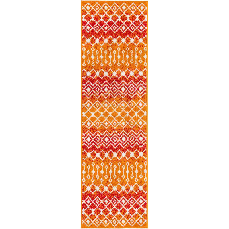 Abstract Indoor Rug, Runner 2' x 7'