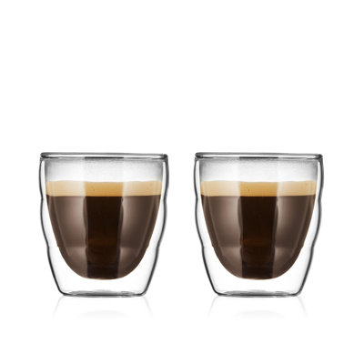 Pilatus 0.08ml Double Wall Glass Set