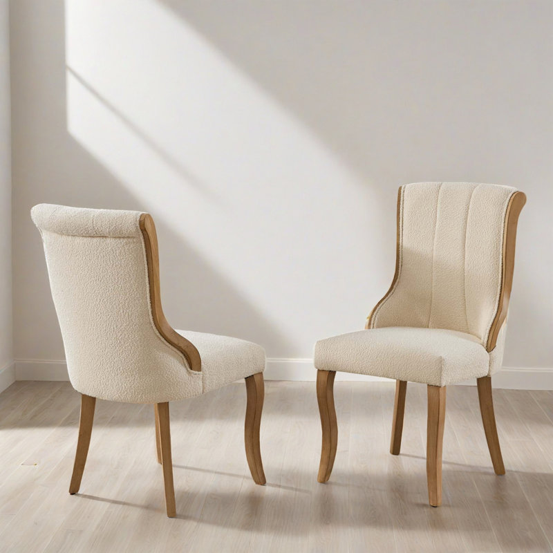 Chaise d'appoint de salle à manger Midsons, Beige