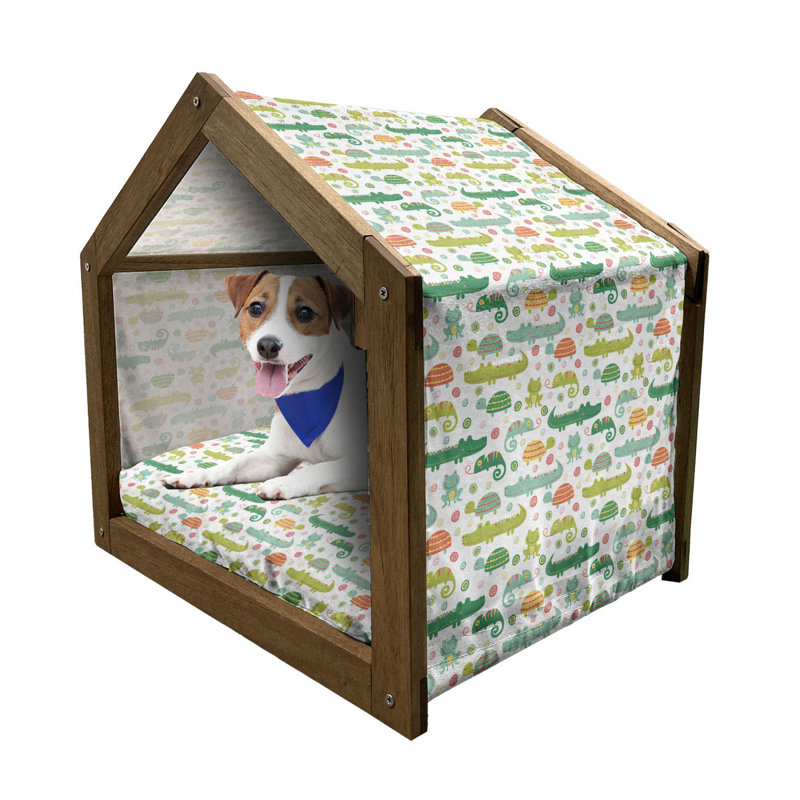 Niche pour chien en bois, H 22,44 po x l 23,62 po x P 17,72 po