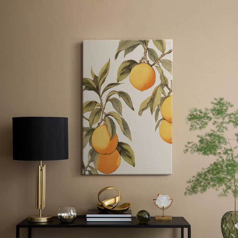 Imprimé floral rétro XXVII - galerie Cavas, H 12 po x l 8 po