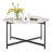 Abhaki Frame Faux Marble Top Coffee Table-154550898