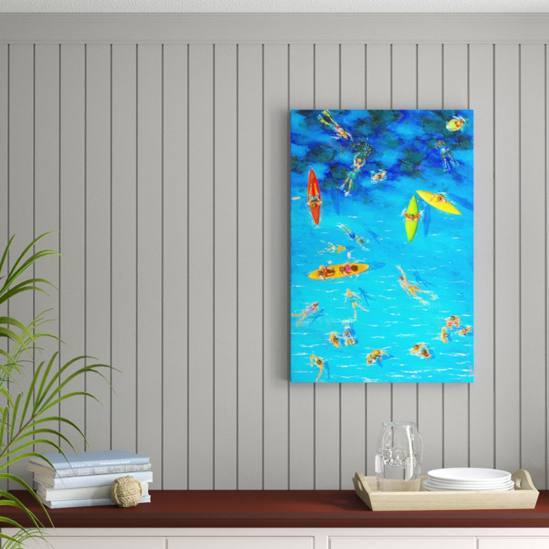 Mica - Wrapped Canvas Painting, 91cm H x 61cm W x 3.81cm D