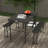4 - Person Metal Patio Dining Set with Rectangular Table