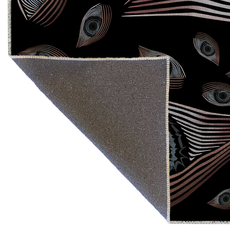 Tapis décoratif moderne Mira, Rectangle 4 pi 11,06 po x 9 pi 10,11 po
