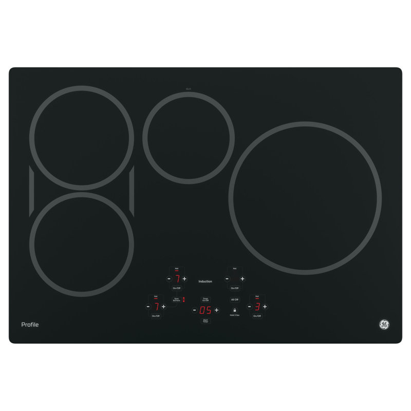 Range 30" Electric Cooktop with 4 Elements, Black