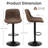 Jeninne Swivel Adjustable Height Bar Stool-814305497-808224737