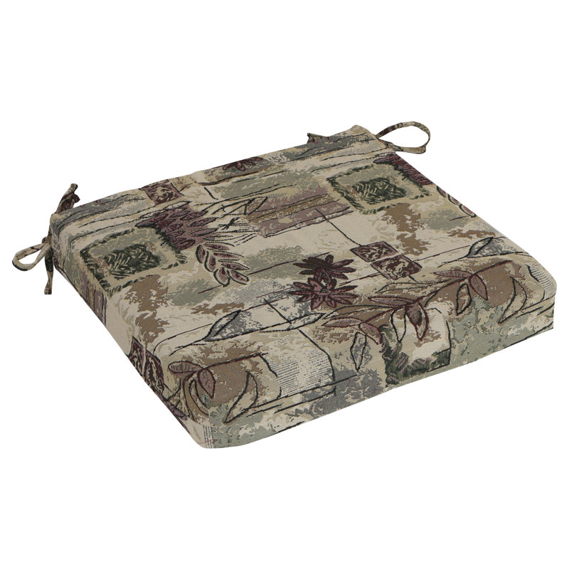 20-Inch By 19-Inch Tapestry Chair Cushion