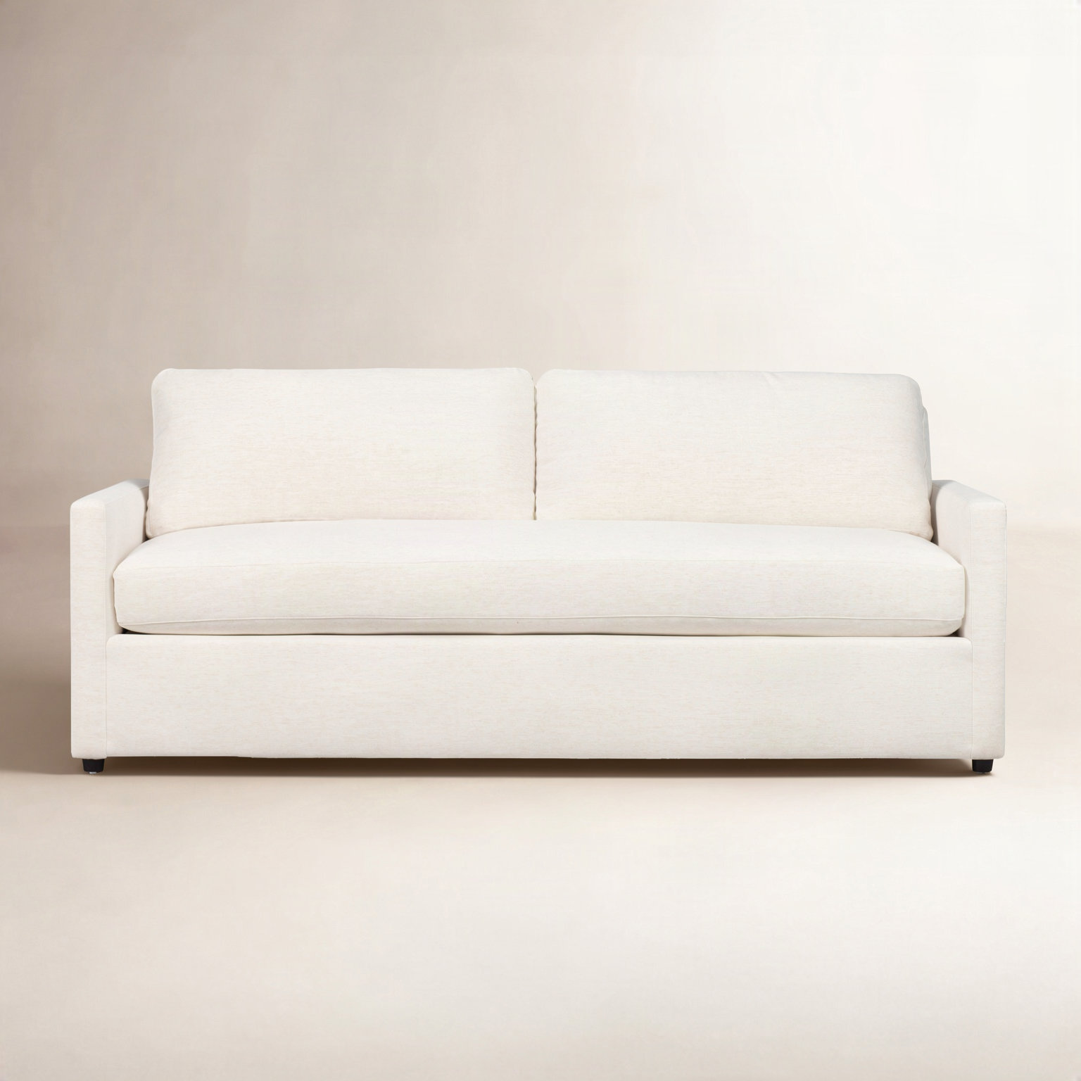 Damari 84'' Sofa, Nomad Snow Crypton® Chenille