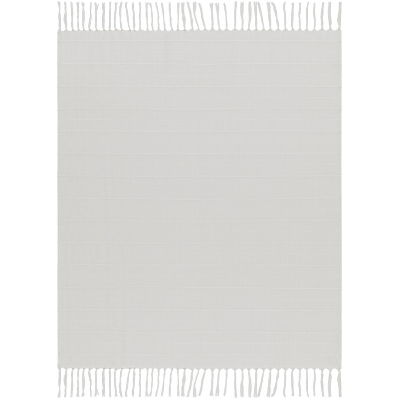 Becki Owen x Livabliss Prolo  Cream Handmade Throw Blanket