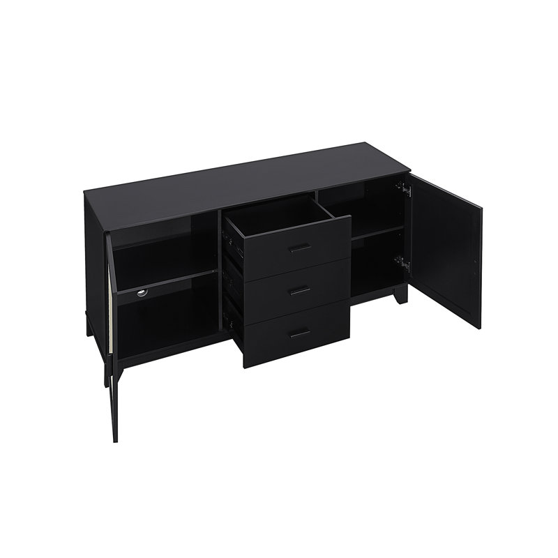 Buffet noir Sheridan, Noir