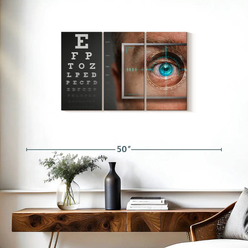 Alcaraz Blue Vision, 20" H x 33" W