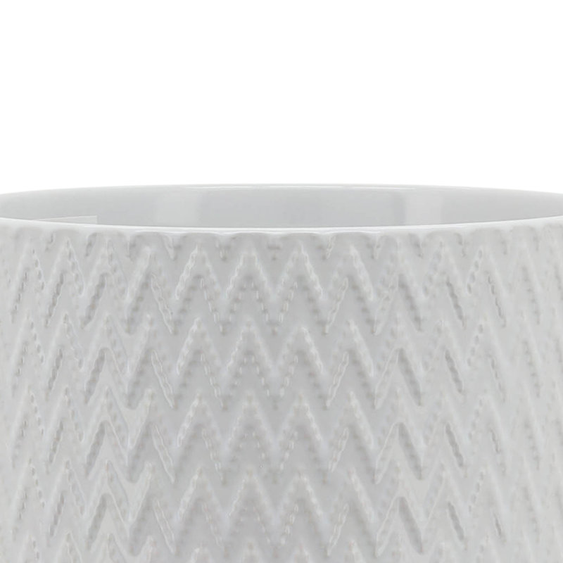PLATEAU DE CHEVRONS AVEC SUPPORT, BLANC, H 10,04 po x l 8,04 po x P 8,04 po