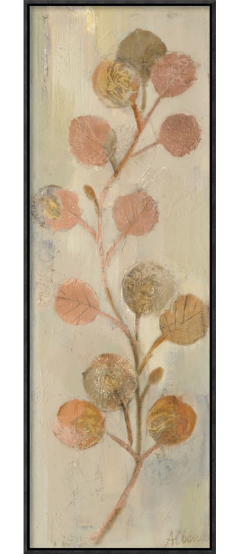 " Shimmering IV " Print, 30" H x 12" W, Wrapped Canvas, No Mat