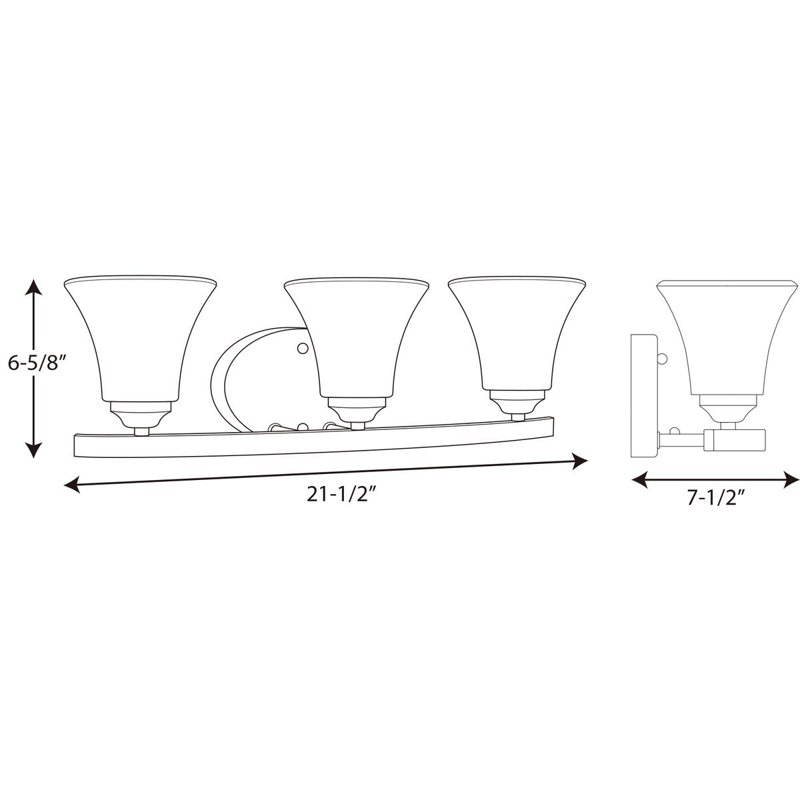 Hilary 3 - Light Dimmable Vanity Light