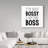 Keishawna 'Boss' Textual Art on Wrapped Canvas-25327076