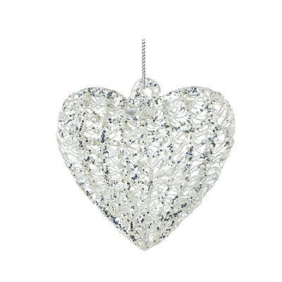 8cm Glass Holiday Shaped Ornament