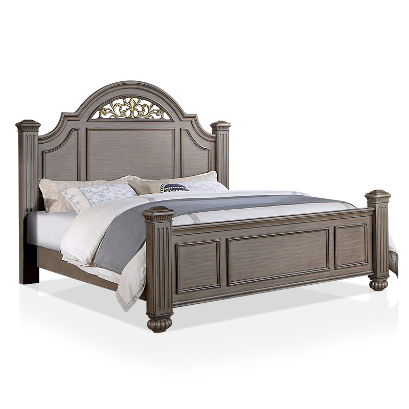Aime Solid Wood Standard Bed, King