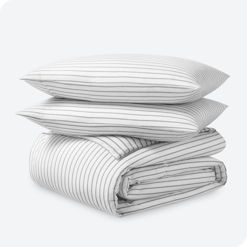 Flannel Duvet Cover and Sham Set, Queen Duvet Cover + 2 Standard Shams, Feelin' Foxy
