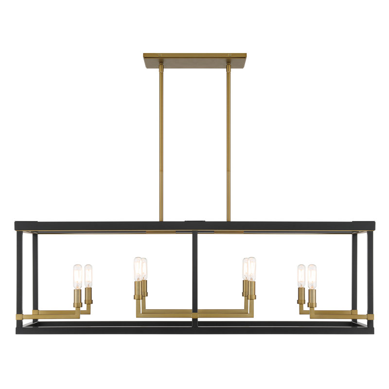 Mercer41 Union Estates Coal And Soft Brass Island Light