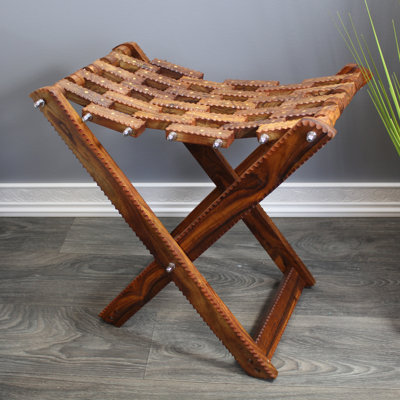 Ralstond Solid Wood Accent Stool