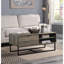 Homare Rustic Oak & Black Finish Coffee Table