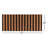 Non-Slip Striped Outdoor Doormat