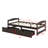 Platform Bed, With Two Drawers-654003627