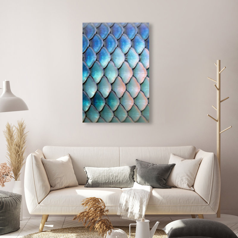 Mermaid Zoom Print by Oliver Gal, 15"H x 10"W, Gallery Wrapped