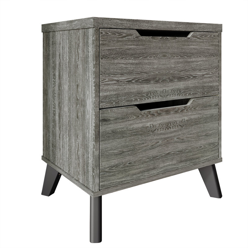 Table de chevet Ihor, Gris foncé