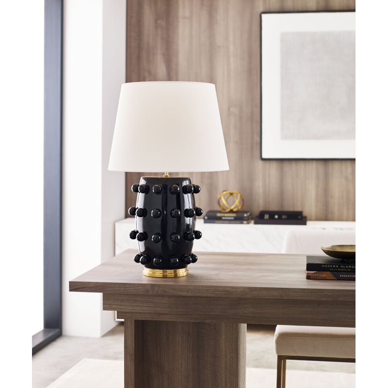 Kelly Wearstler Linden Medium Lamp, Black